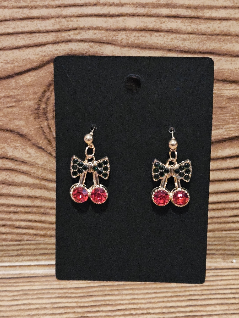 Cherry Fashion Wallet And Earring Bundle - Picture 2 of 6